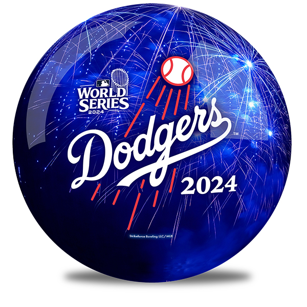 2024 World Series Champion LA Dodgers bowling ball regulation size plastic  spare ball