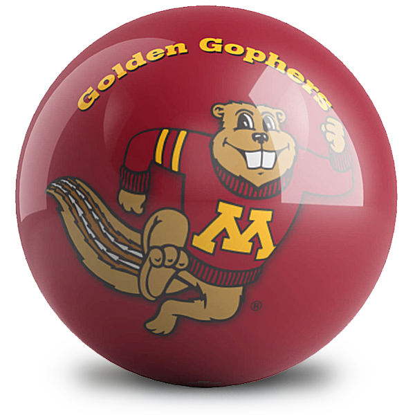 Minnesota Golden Gophers bowling ball