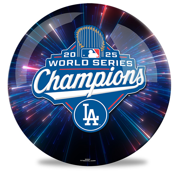 2025 World Series Champion LA Dodgers bowling ball regulation size