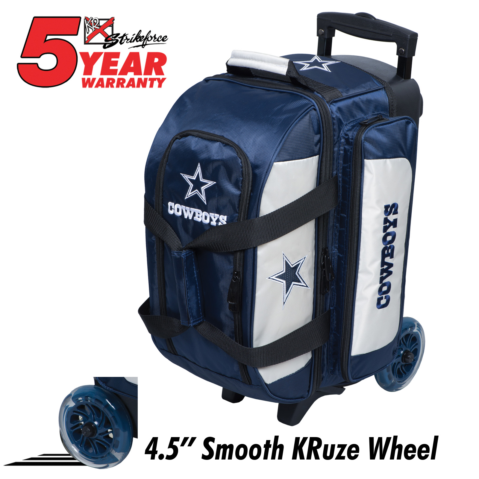 Dallas Cowboys Double Roller Bag