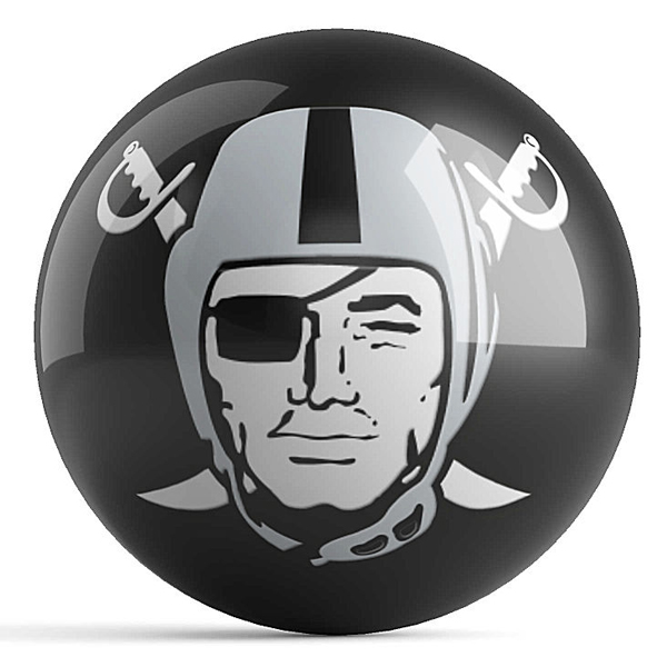 2016 Oakland Raiders bowling ball Las Vegas Raiders