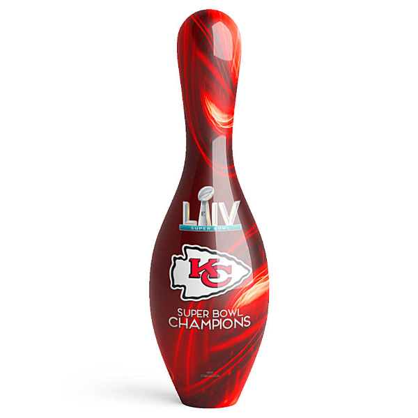 Immediate ship! New Kansas City Chiefs Super Bowl LIV Champion Bowling Pin 