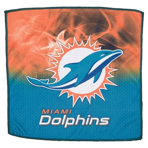 Miami Dolphins On Fire Towel