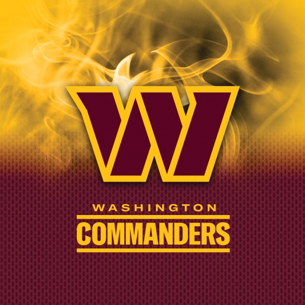 Washington Commanders On Fire Towel