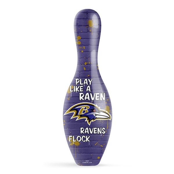 NFL Graffiti Wall Baltimore Ravens Pin