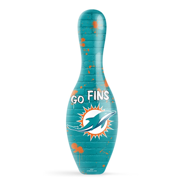 NFL Graffiti Wall Miami Dolphins Pin
