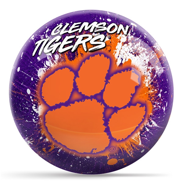 Clemson Paint Splash Ball