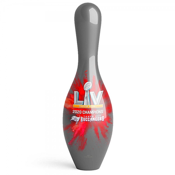 Red Kansas City Chiefs Super Bowl LIV Champions Bowling Pin